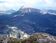 Puig Tomir desde el Galileu. Foto: José Bermejo.